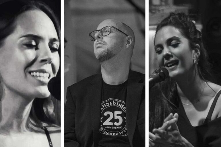 Vicky Luna Alba Molina Alvaro Gandul en concierto Assejazz