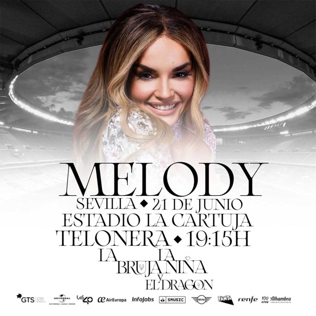 Melody telonera Lola Indigo Cartuja Sevilla