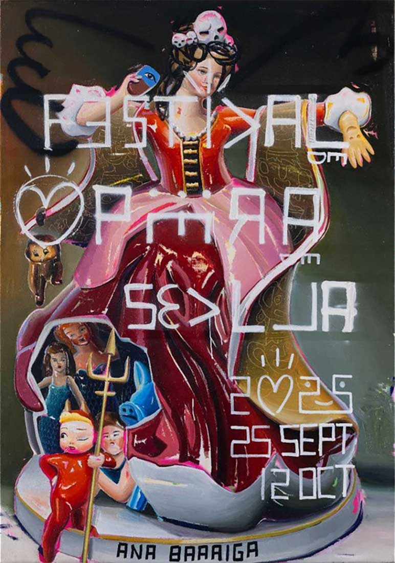 cartel Festival de opera de Sevilla 2025 del 25 de septiembre al 12 de octubre entradas desde el 25 de junio