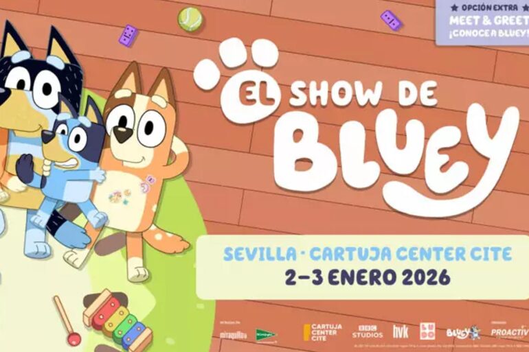 El Show de Bluey el 2 y 3 de Enero en Cartuja Center CITE en Sevilla