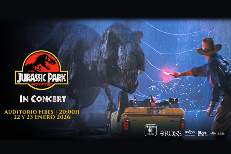 Jurassic Park in concert el 22 y 23 de enero en Fibes Sevilla