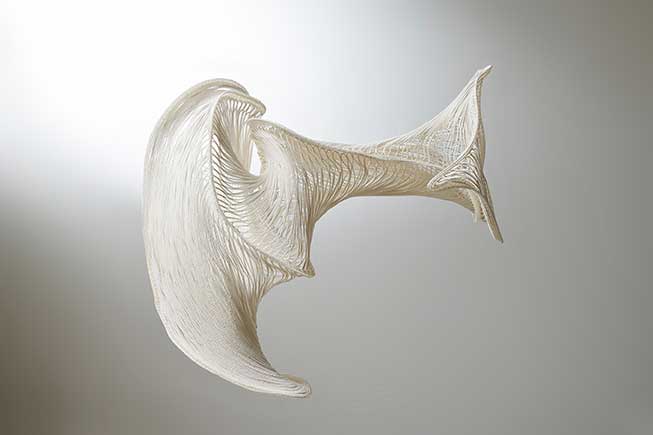 Exposicion Interwoven MFO Crossed Helix XII Shoko Fukuda Artisan Makoto Yano